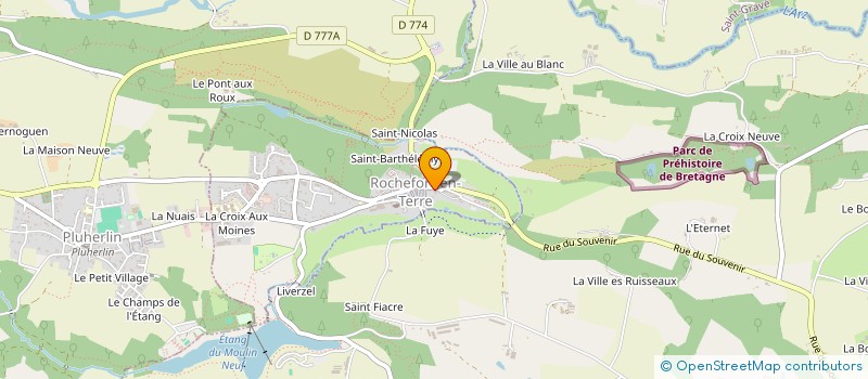 localisation de l'entreprise MADAME ANNE MARIE SABATIER  ROCHEFORT-EN-TERRE