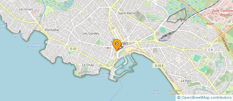 localisation de l'entreprise MADAME ANNE-MARIE SAILLAND  ROYAN