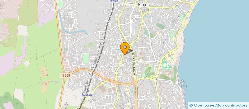 localisation de l'entreprise MADAME ANNE-MARIE SANTIAGO  ISTRES