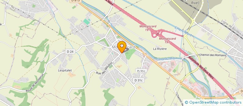 localisation de l'entreprise MADAME ANNE-MARIE SCANDIUZZI à MONTGISCARD