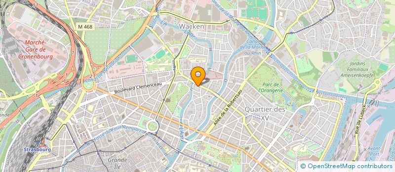 localisation de l'entreprise MADAME ANNE MARIE SCHAEFFER  STRASBOURG