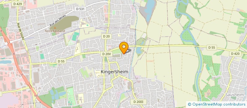 localisation de l'entreprise MADAME ANNE-MARIE SCHOEN à KINGERSHEIM