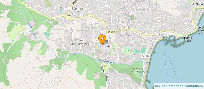 localisation de l'entreprise MADAME ANNE MARIE SCUOTTO  BORMES-LES-MIMOSAS