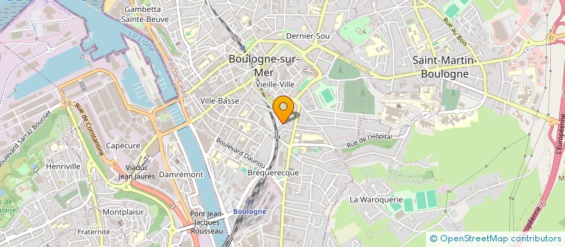 localisation de l'entreprise MADAME ANNE-MARIE SELINGUE  BOULOGNE-SUR-MER