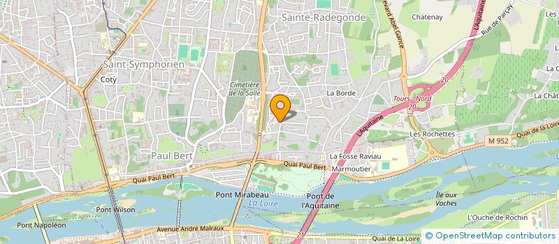 localisation de l'entreprise MADAME ANNE-MARIE SERRANO à TOURS