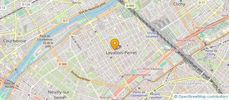 localisation de l'entreprise MADAME ANNE MARIE SEYBEL à LEVALLOIS-PERRET