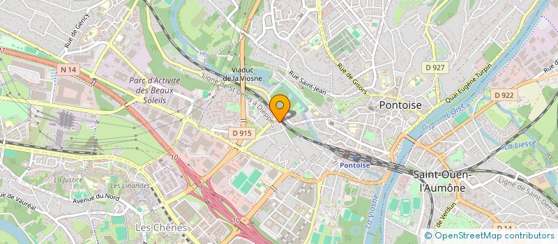 localisation de l'entreprise MADAME ANNE-MARIE SILLIAU  PONTOISE