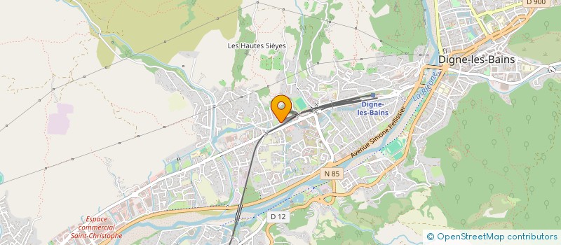 localisation de l'entreprise MADAME ANNE MARIE SIMOES à DIGNE-LES-BAINS