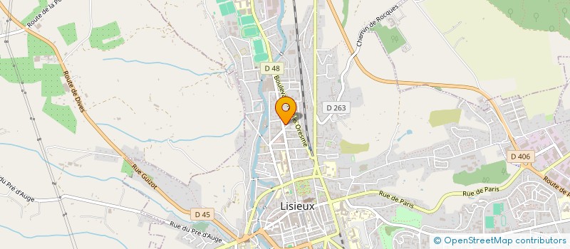 localisation de l'entreprise MADAME ANNE-MARIE SOLIGNAC  LISIEUX