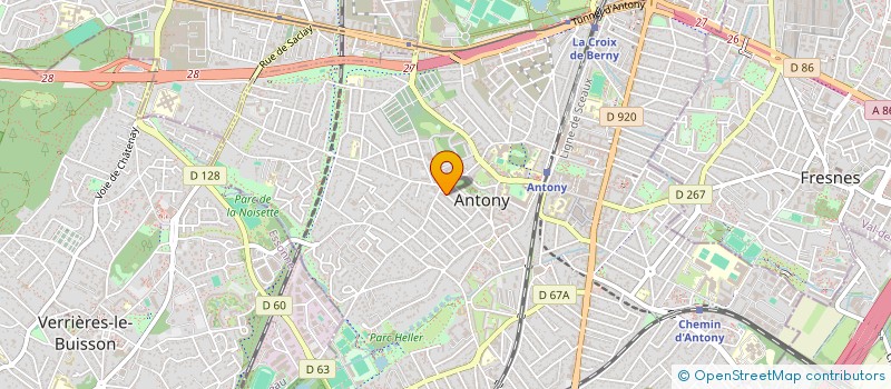 localisation de l'entreprise MADAME ANNE-MARIE SOULIER à ANTONY