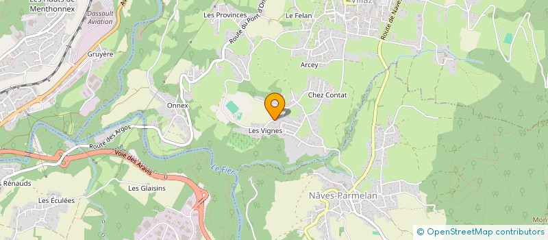 localisation de l'entreprise MADAME ANNE MARIE SUBLET  VILLAZ