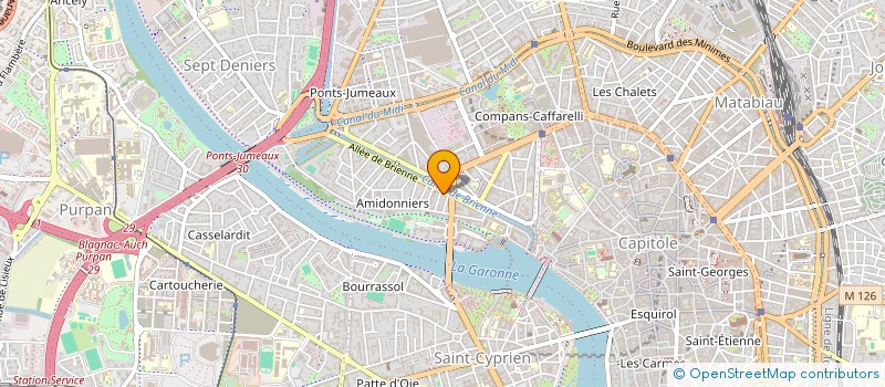 localisation de l'entreprise MADAME ANNE-MARIE TAUZIN à TOULOUSE