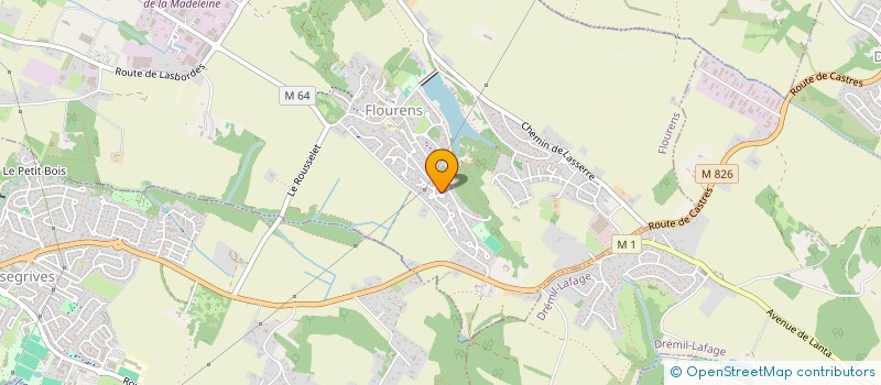 localisation de l'entreprise MADAME ANNE-MARIE TEIXEIRA  FLOURENS