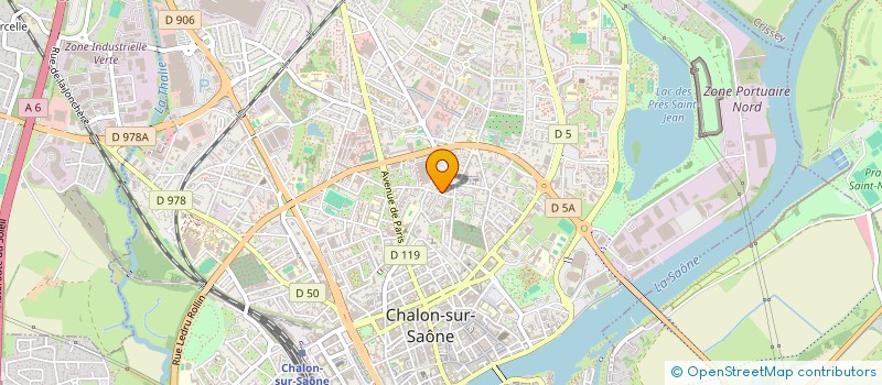 localisation de l'entreprise MADAME ANNE-MARIE THEVENOT  CHALON-SUR-SAONE