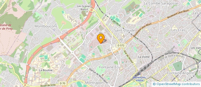 localisation de l'entreprise MADAME ANNE-MARIE THIVET à BESANCON