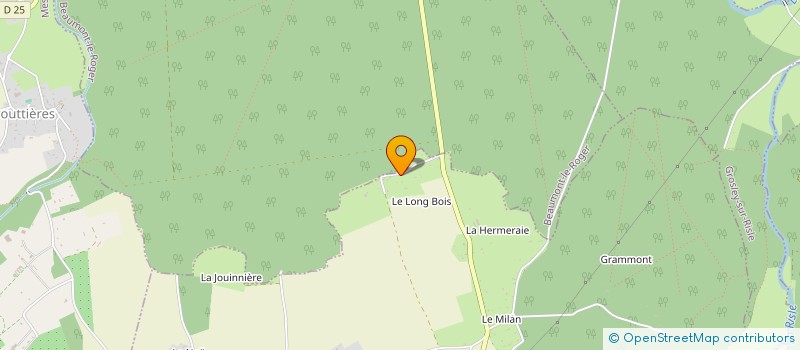 localisation de l'entreprise MADAME ANNE-MARIE THOMAS  LE NOYER-EN-OUCHE