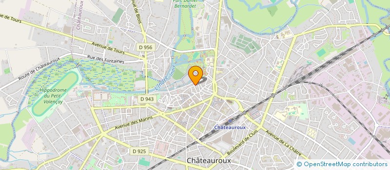 localisation de l'entreprise MADAME ANNE-MARIE THOUMYRE à CHATEAUROUX