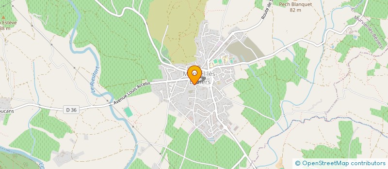 localisation de l'entreprise MADAME ANNE-MARIE TORTAJADA  MURVIEL-LES-BEZIERS