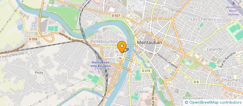 localisation de l'entreprise MADAME ANNE-MARIE TOSIN  MONTAUBAN