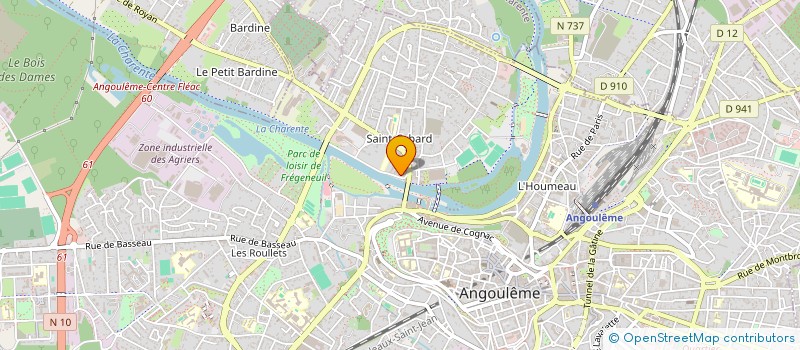 localisation de l'entreprise MADAME ANNE MARIE TOUGE à ANGOULEME