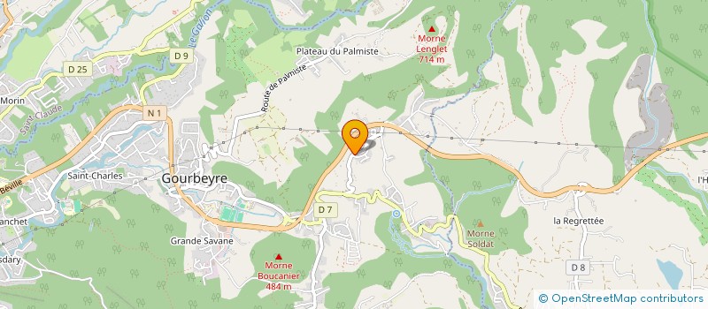 localisation de l'entreprise MADAME ANNE-MARIE TOUSSAINT  GOURBEYRE