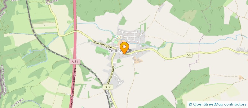 localisation de l'entreprise MADAME ANNE MARIE TREBOUTA  ESCHERANGE