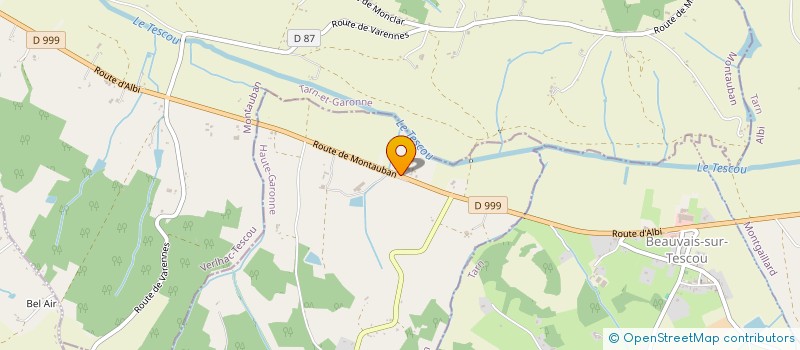 localisation de l'entreprise MADAME ANNE MARIE TRIAIRE  LE BORN