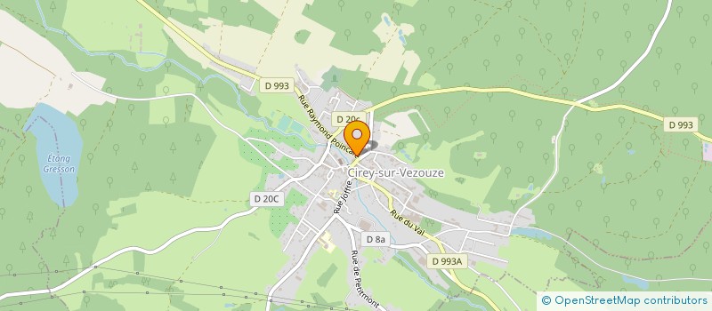 localisation de l'entreprise MADAME ANNE-MARIE TRUPCEVIC  CIREY-SUR-VEZOUZE