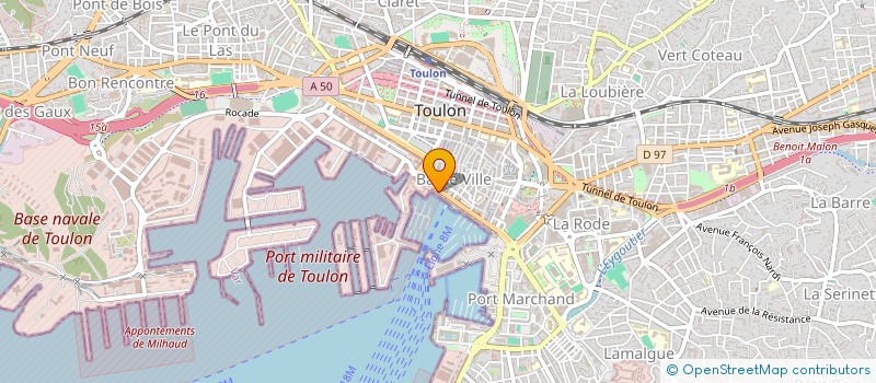 localisation de l'entreprise MADAME ANNE-MARIE TURINI  TOULON