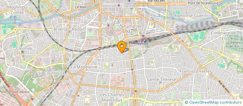 localisation de l'entreprise MADAME ANNE-MARIE UZAN  RENNES