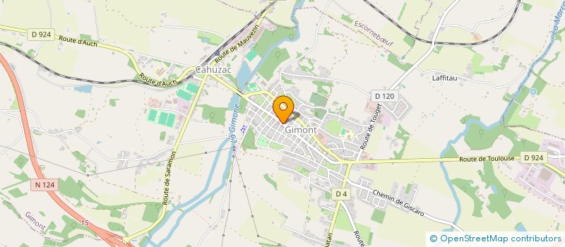 localisation de l'entreprise MADAME ANNE-MARIE VANNESTE  GIMONT