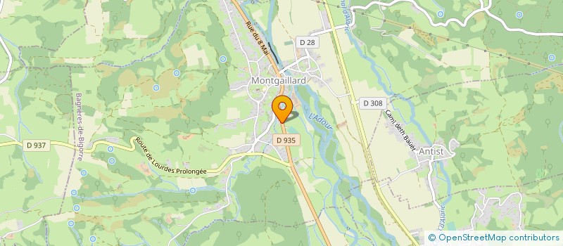 localisation de l'entreprise MADAME ANNE-MARIE VASCO  MONTGAILLARD