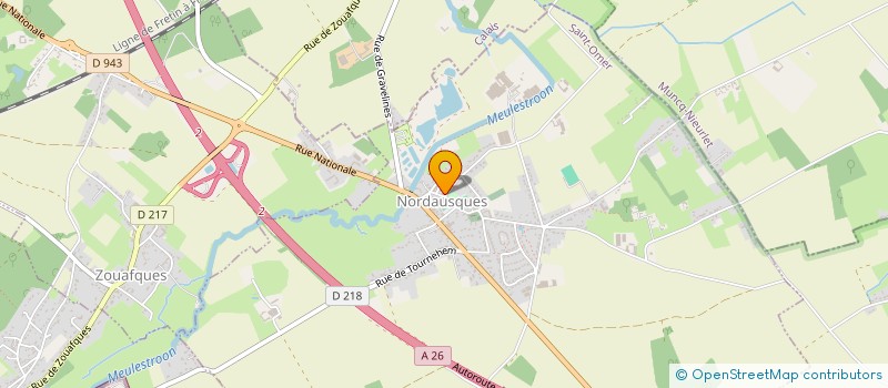 localisation de l'entreprise MADAME ANNE--MARIE VASSEUR  NORDAUSQUES