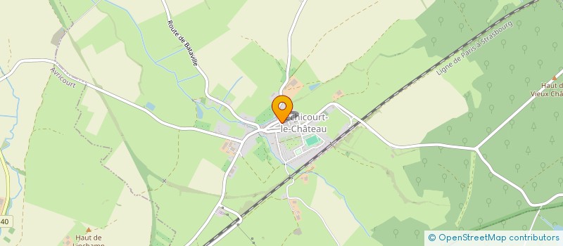 localisation de l'entreprise MADAME ANNE-MARIE VERKLER  MAIZIERES-LES-VIC