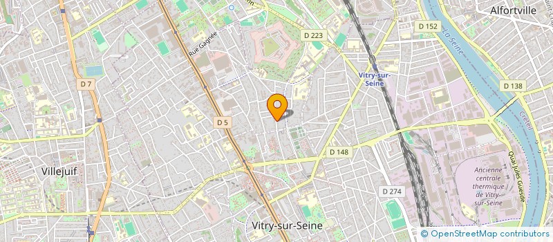 localisation de l'entreprise MADAME ANNE-MARIE VERNABEL  VITRY-SUR-SEINE