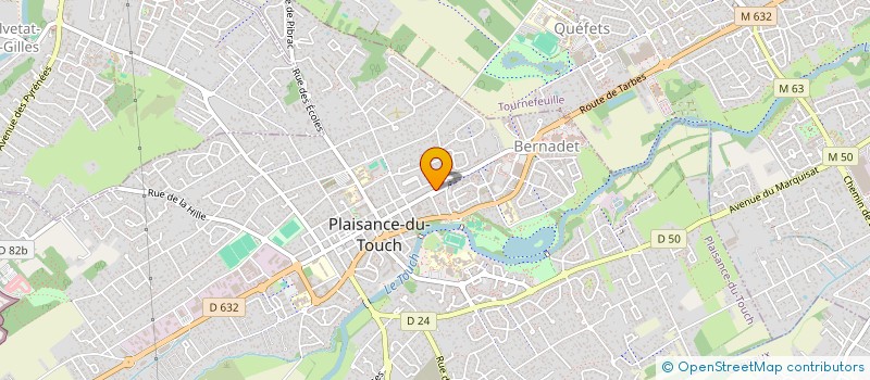 localisation de l'entreprise MADAME ANNE-MARIE VEYSSEIRE  PLAISANCE-DU-TOUCH