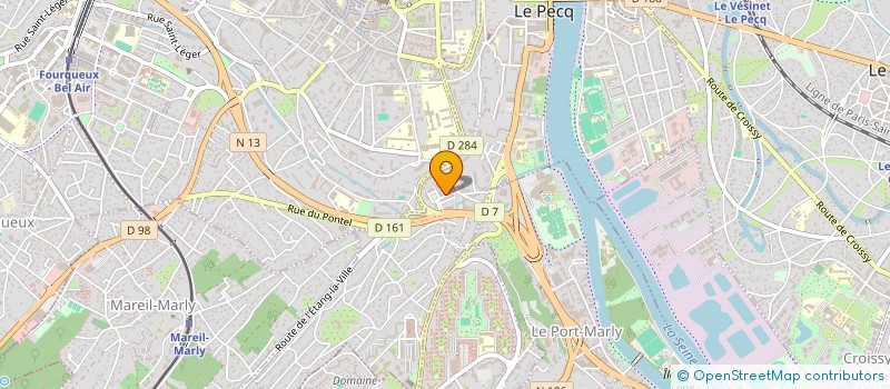 localisation de l'entreprise MADAME ANNE MARIE VIDAL à LE PECQ