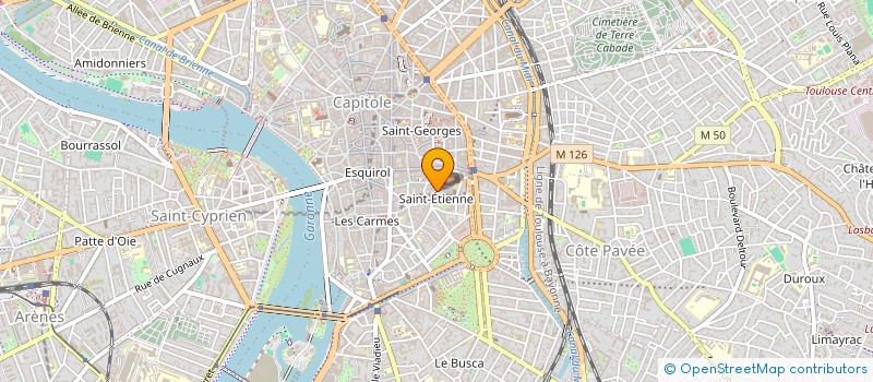 localisation de l'entreprise MADAME ANNE-MARIE VILLA  TOULOUSE