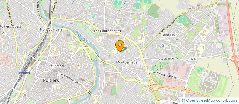 localisation de l'entreprise MADAME ANNE-MARIE VILLECHALANG à POITIERS
