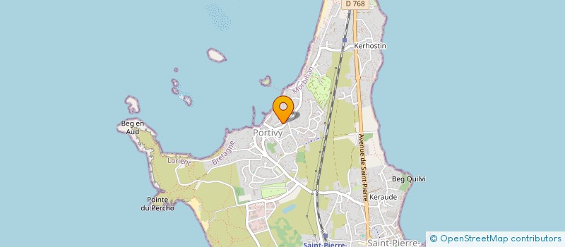 localisation de l'entreprise MADAME ANNE MARIE VIRATELLE à SAINT-PIERRE-QUIBERON