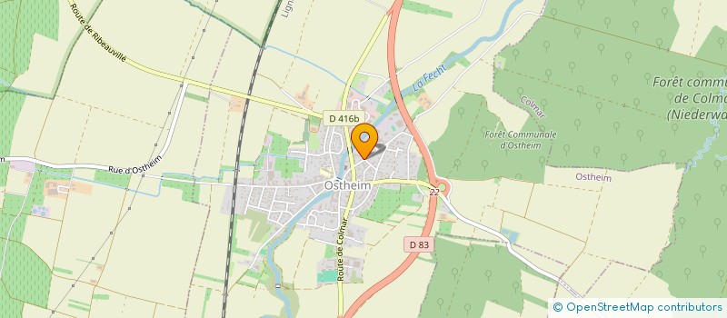 localisation de l'entreprise MADAME ANNE MARIE WEISS  OSTHEIM