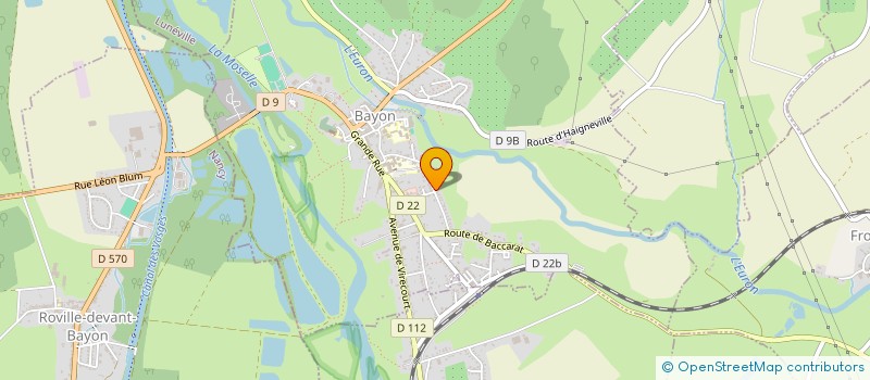 localisation de l'entreprise MADAME ANNE MARIN  BAYON