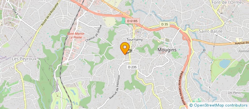 localisation de l'entreprise MADAME ANNE MARION à MOUGINS