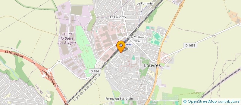 localisation de l'entreprise MADAME ANNE MARLIE DESROCHES  LOUVRES