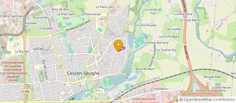 localisation de l'entreprise MADAME ANNE MARMION à CESSON-SEVIGNE