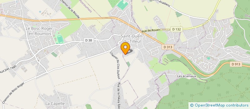 localisation de l'entreprise MADAME ANNE MARQUES  SAINT-OUEN-DU-TILLEUL