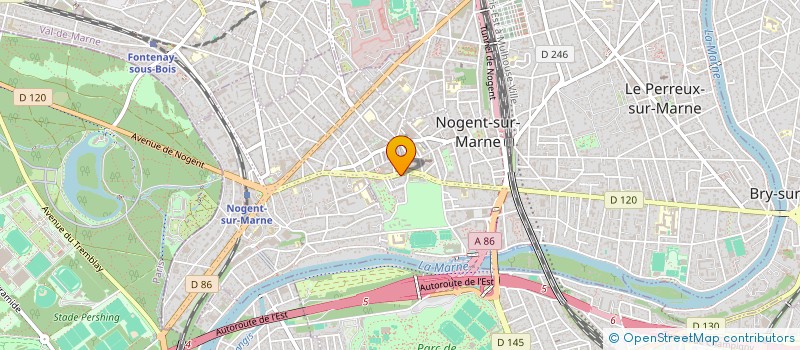 localisation de l'entreprise MADAME ANNE MARQUET  NOGENT-SUR-MARNE