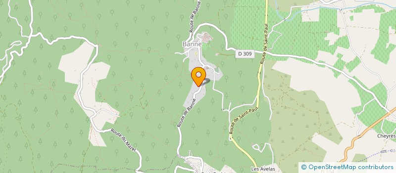 localisation de l'entreprise MADAME ANNE MARRON  BANNE