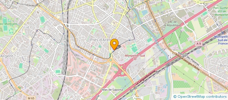 localisation de l'entreprise MADAME ANNE MARTINAZZO à MONTPELLIER