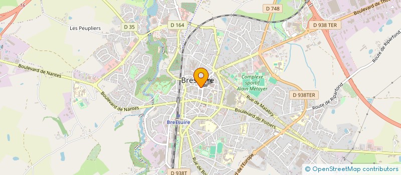 localisation de l'entreprise MADAME ANNE MARTINET  BRESSUIRE